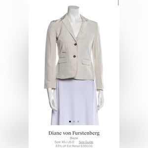 Selling Diane Von Furstenberg womens blazer